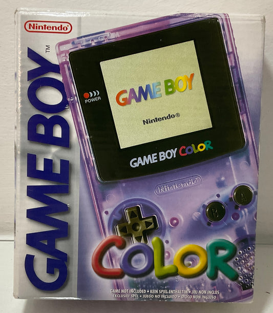 Nintendo Gameboy Color Purple Clear