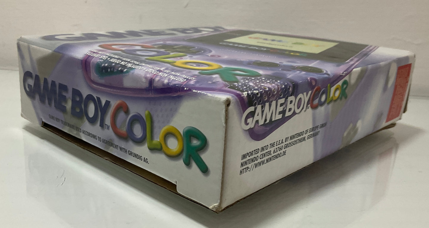 Nintendo Gameboy Color Purple Clear