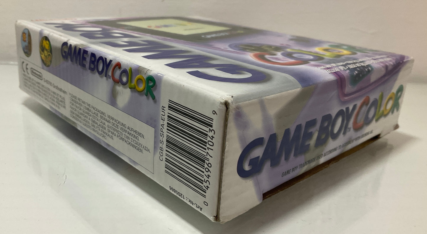 Nintendo Gameboy Color Purple Clear