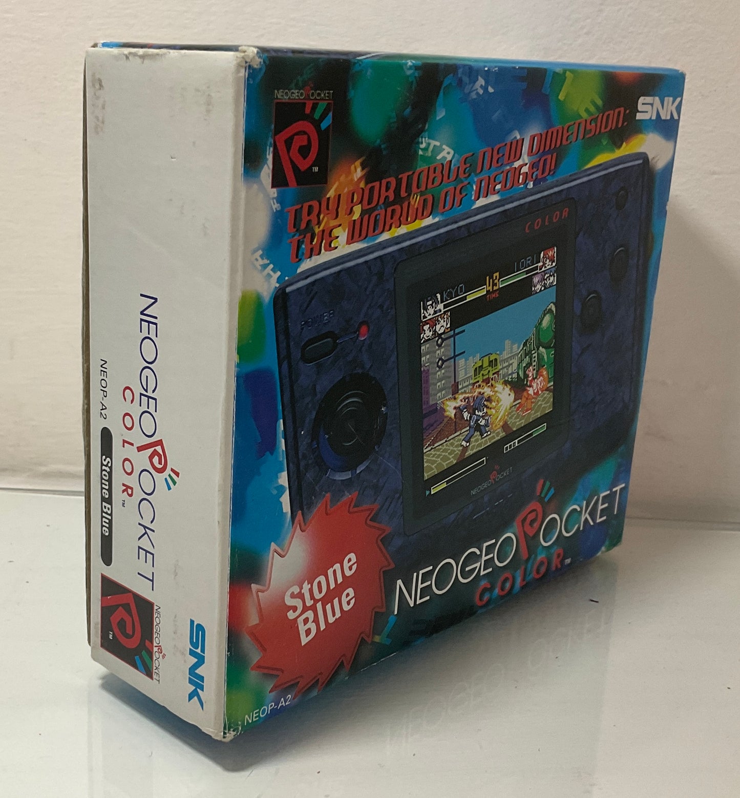 Neo Geo Pocket Stone Blue Console Boxed