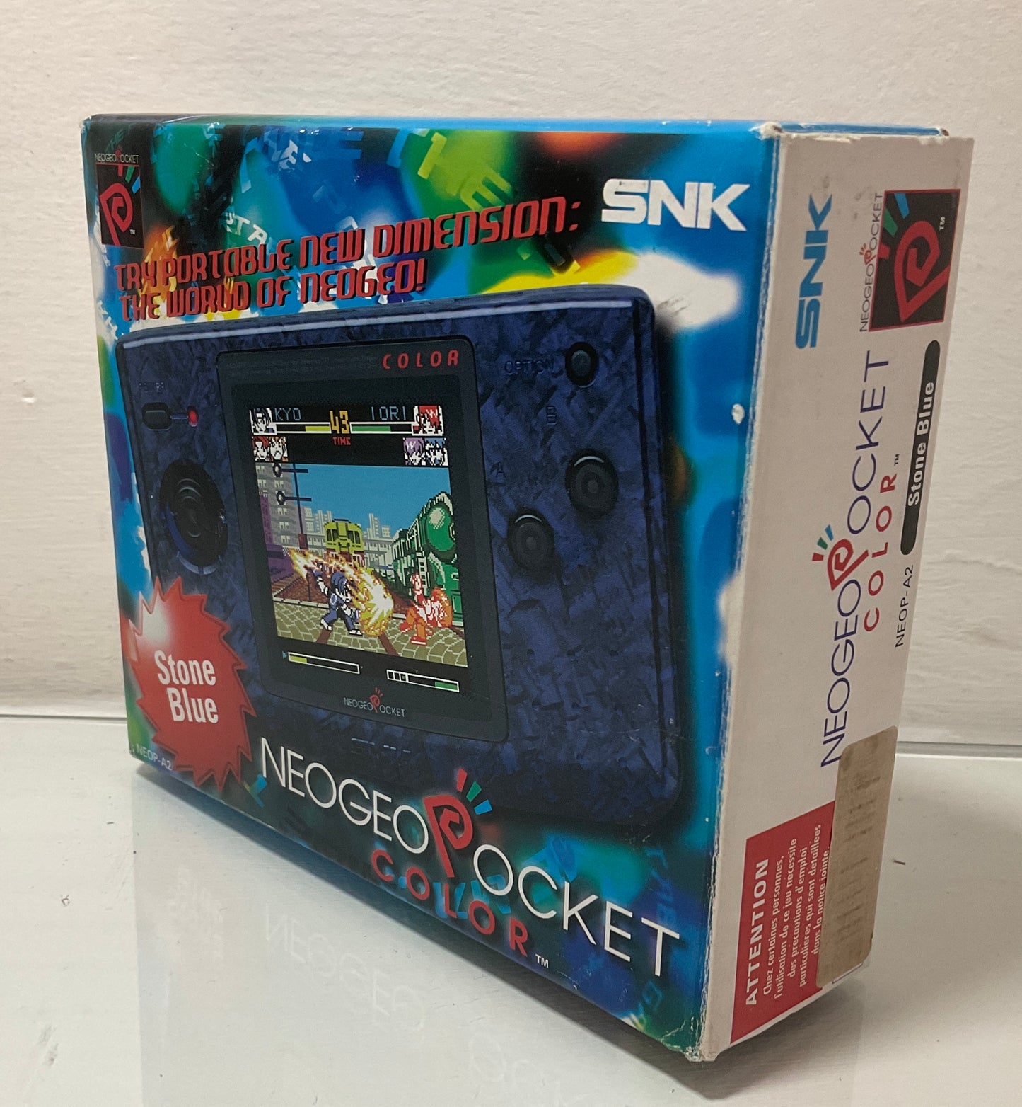 Neo Geo Pocket Stone Blue Console Boxed