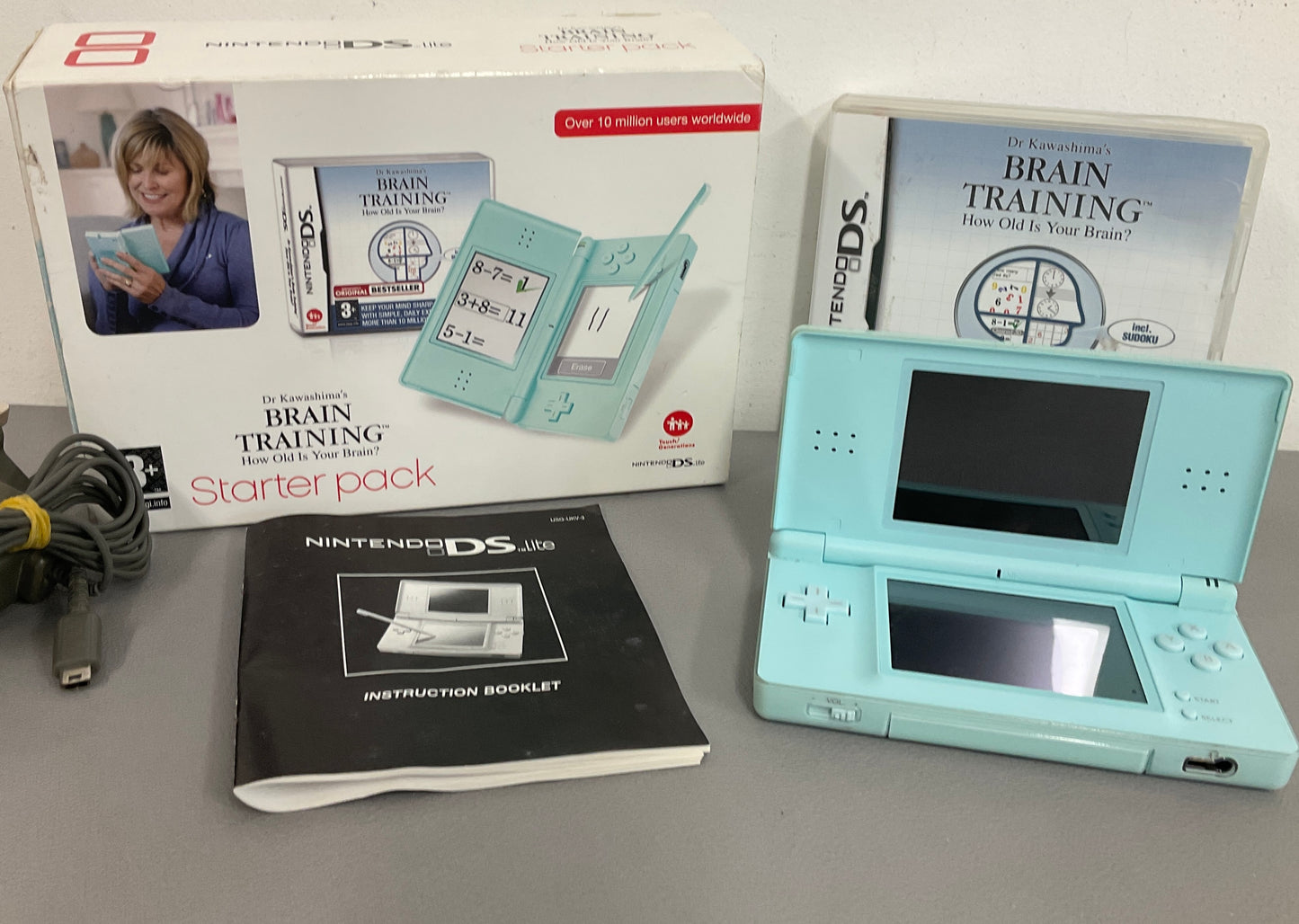 Nintendo Ds Lite Turquise Brain Training