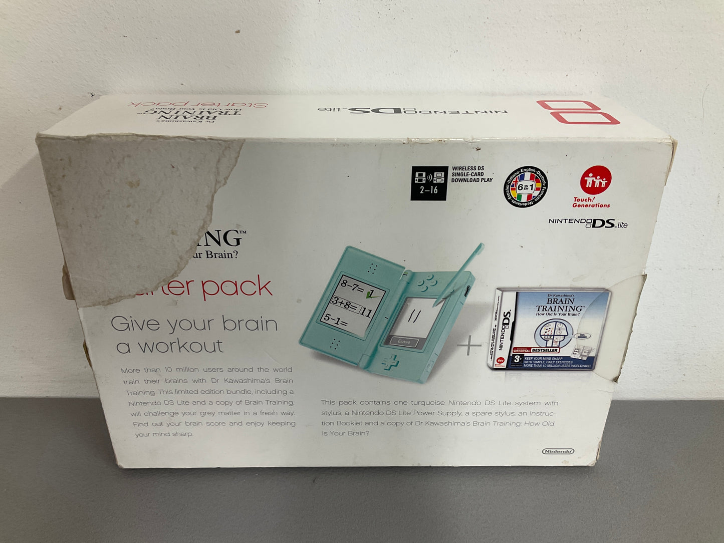Nintendo Ds Lite Turquise Brain Training