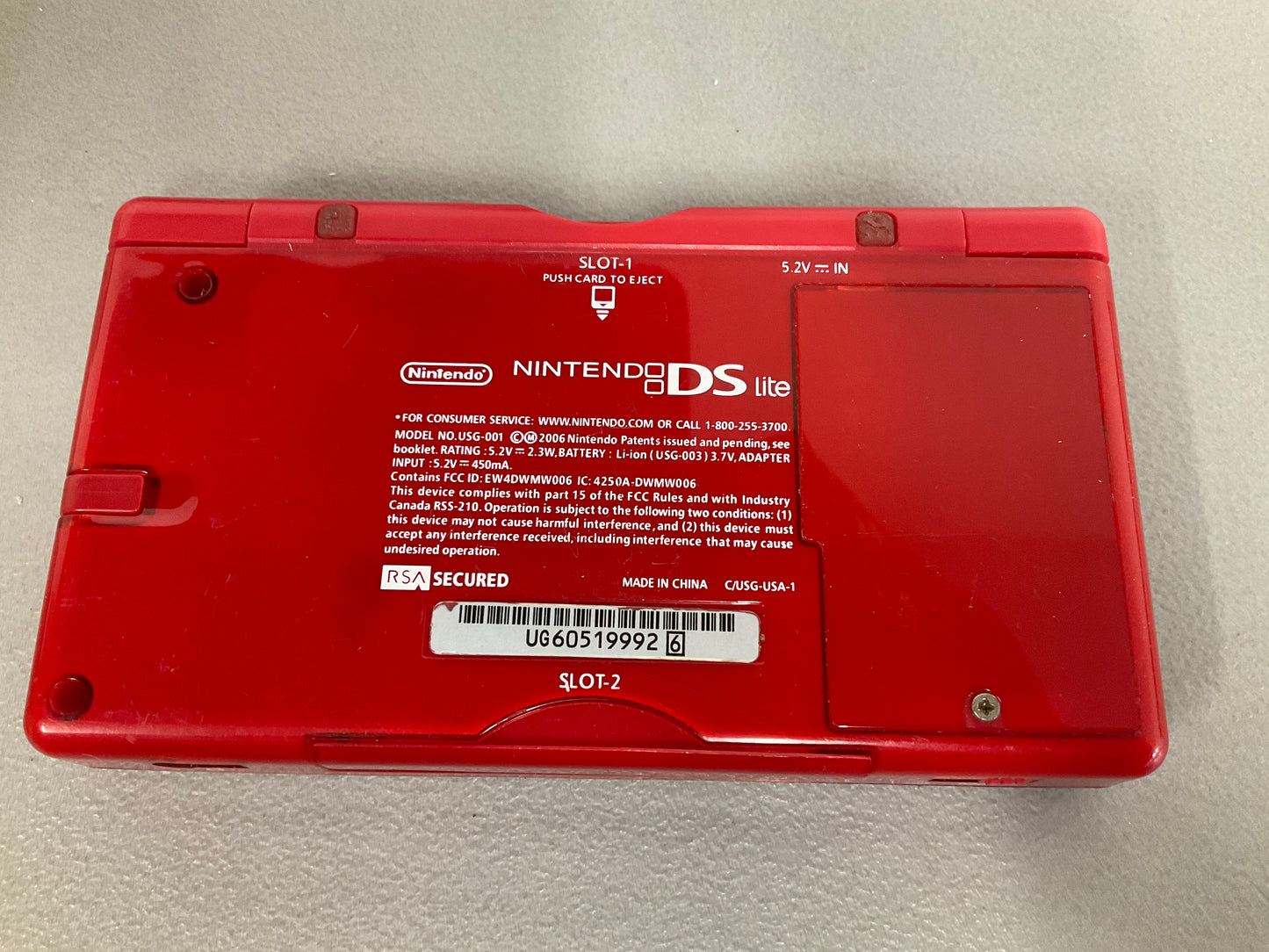 Nintendo DS Lite Red Mario Kart Pack