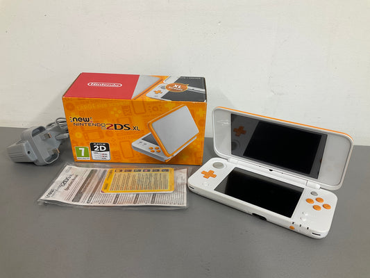 Nintendo 2DS XL White/Orange Console
