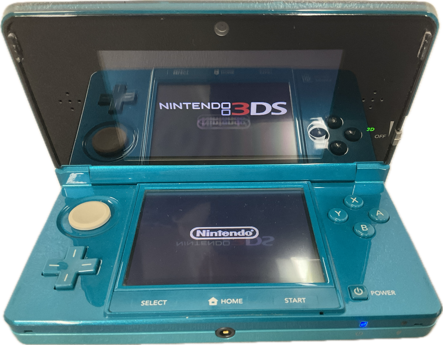 Nintendo 3DS Aqua Blue Console Unboxed