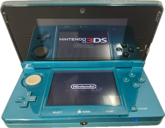 Nintendo 3DS Aqua Blue Console Unboxed