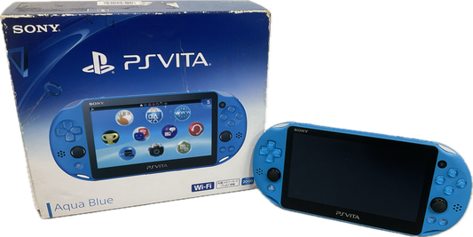 Playstation Vita Aqua Blue Console Boxed