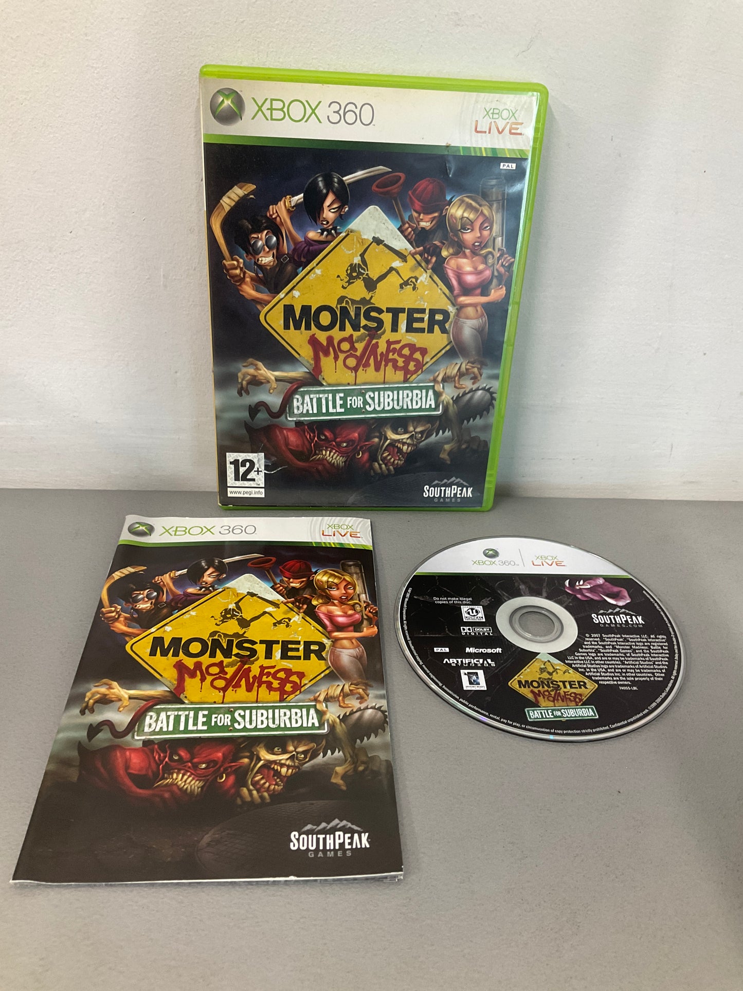 Monster Madness Battle For Suburbia Xbox 360