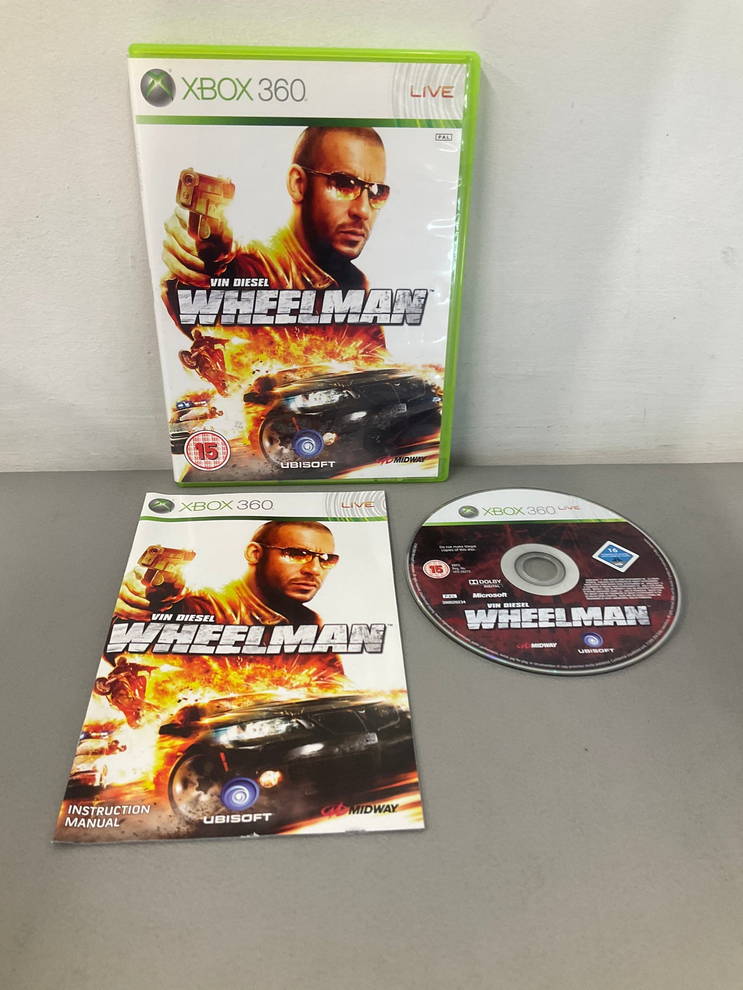 Vin Diesel Wheelman Xbox 360