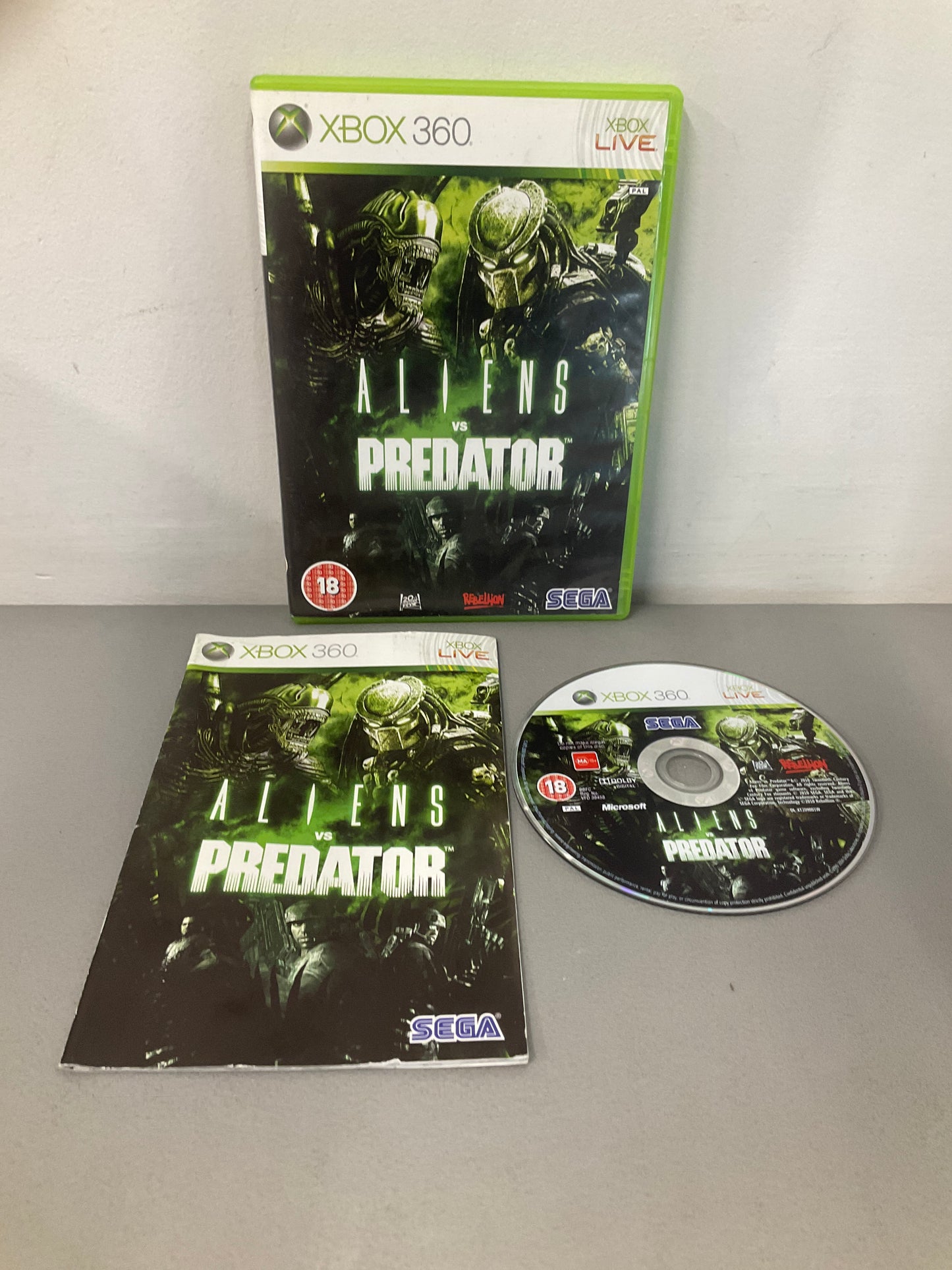 Aliens Vs Predator Xbox 360