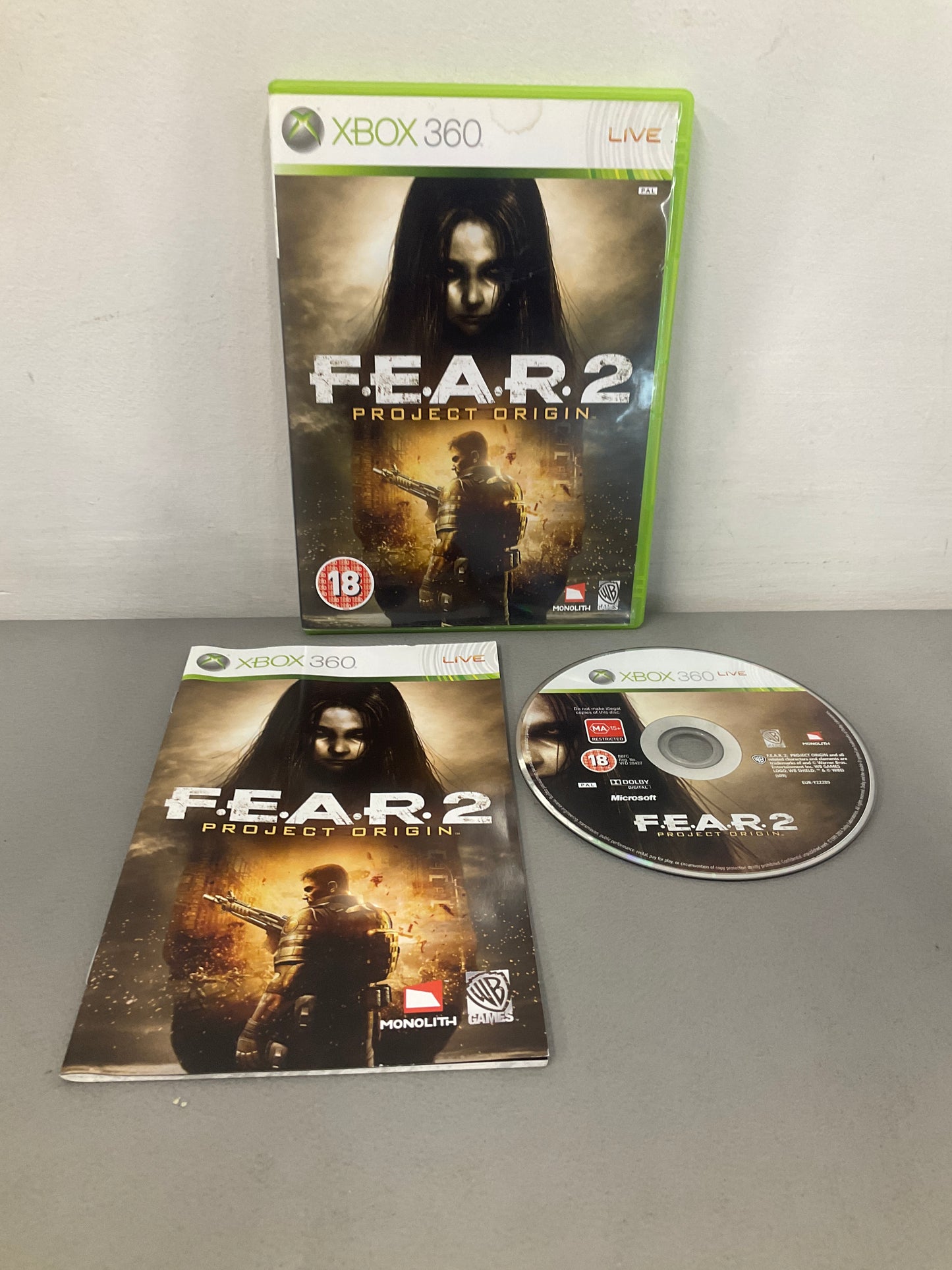 Fear 2 Project Origin Xbox 360