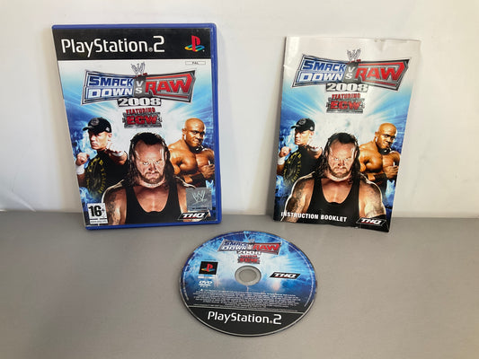 WW Smack Down Vs Raw 2008 Playstation 2