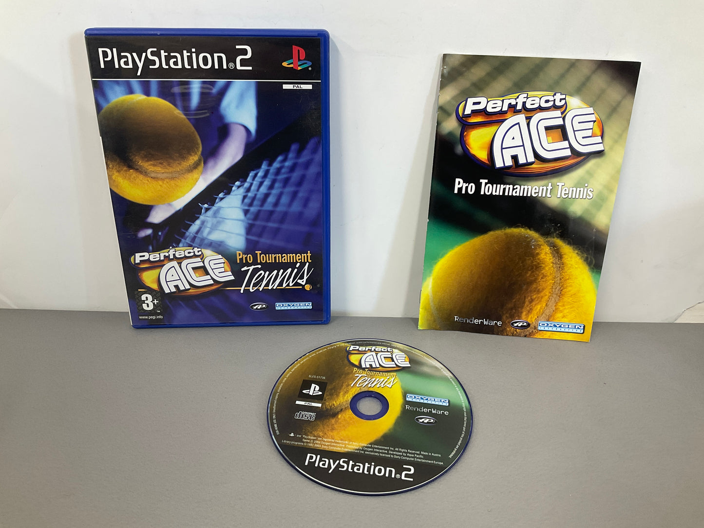 Perfect Ace Pro Tournament Tennis Playstation 2