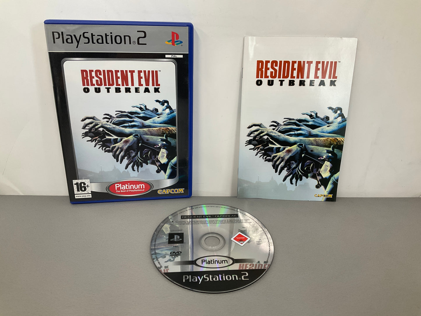 Resident Evil Outbreak Playstation 2 Platinum