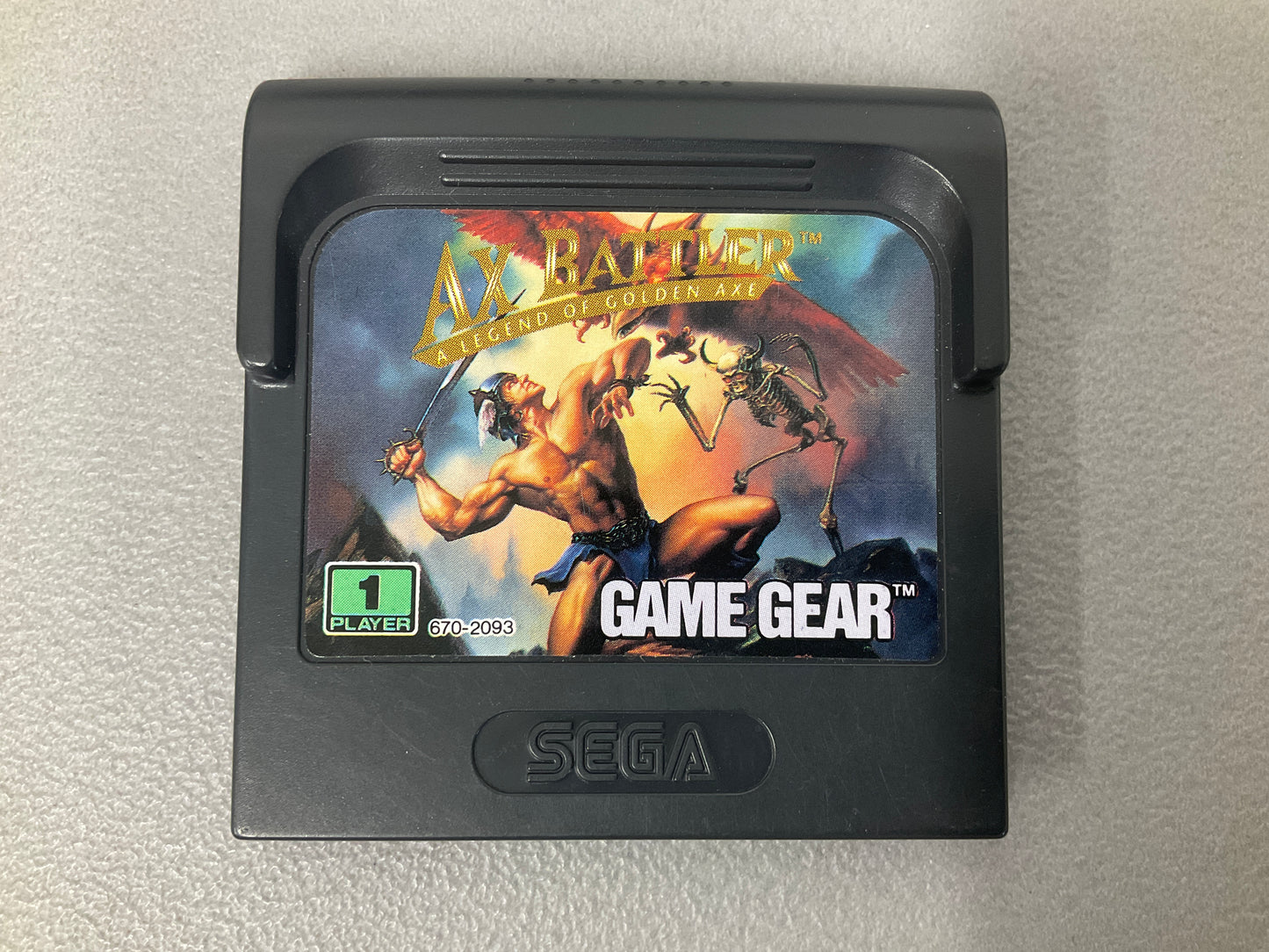 Ax Battler a LeGEND OF Golden Axe Game Gear