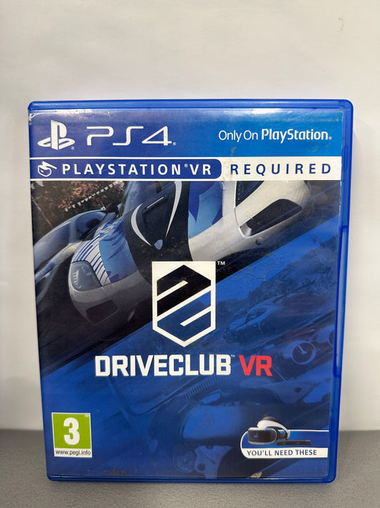 Driveclub VR PS4