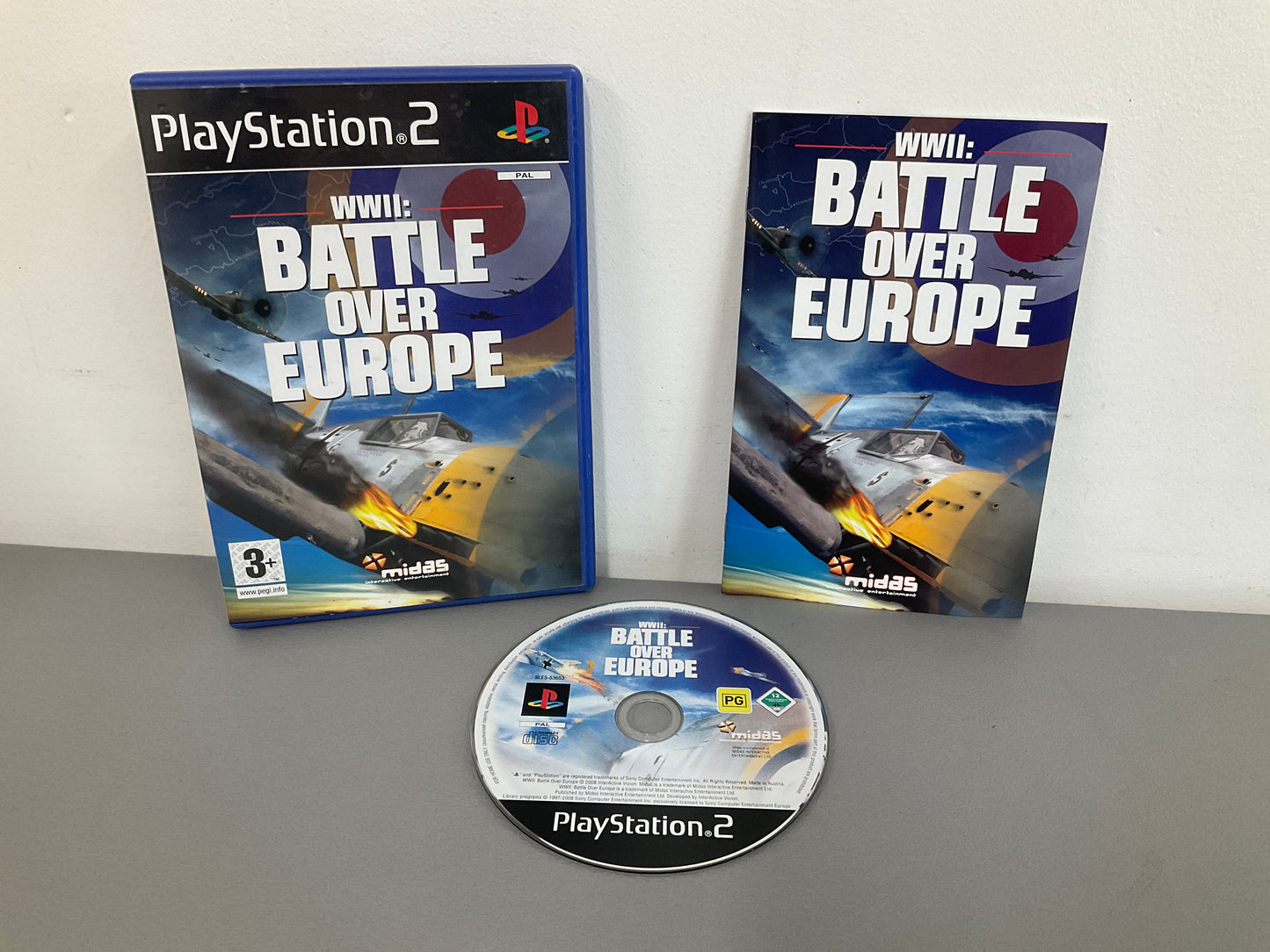 WWII Battle Over Europe Playstation 2