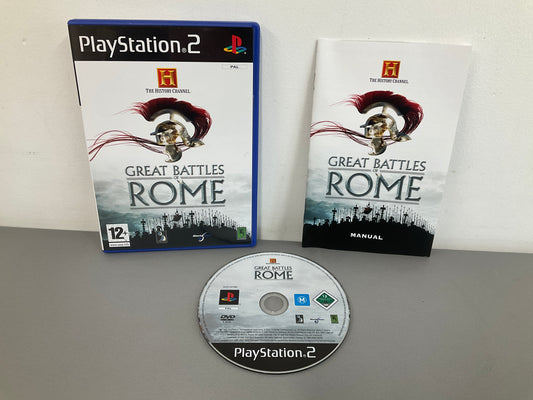 The History Channel Great Battles Of Rome Playstat