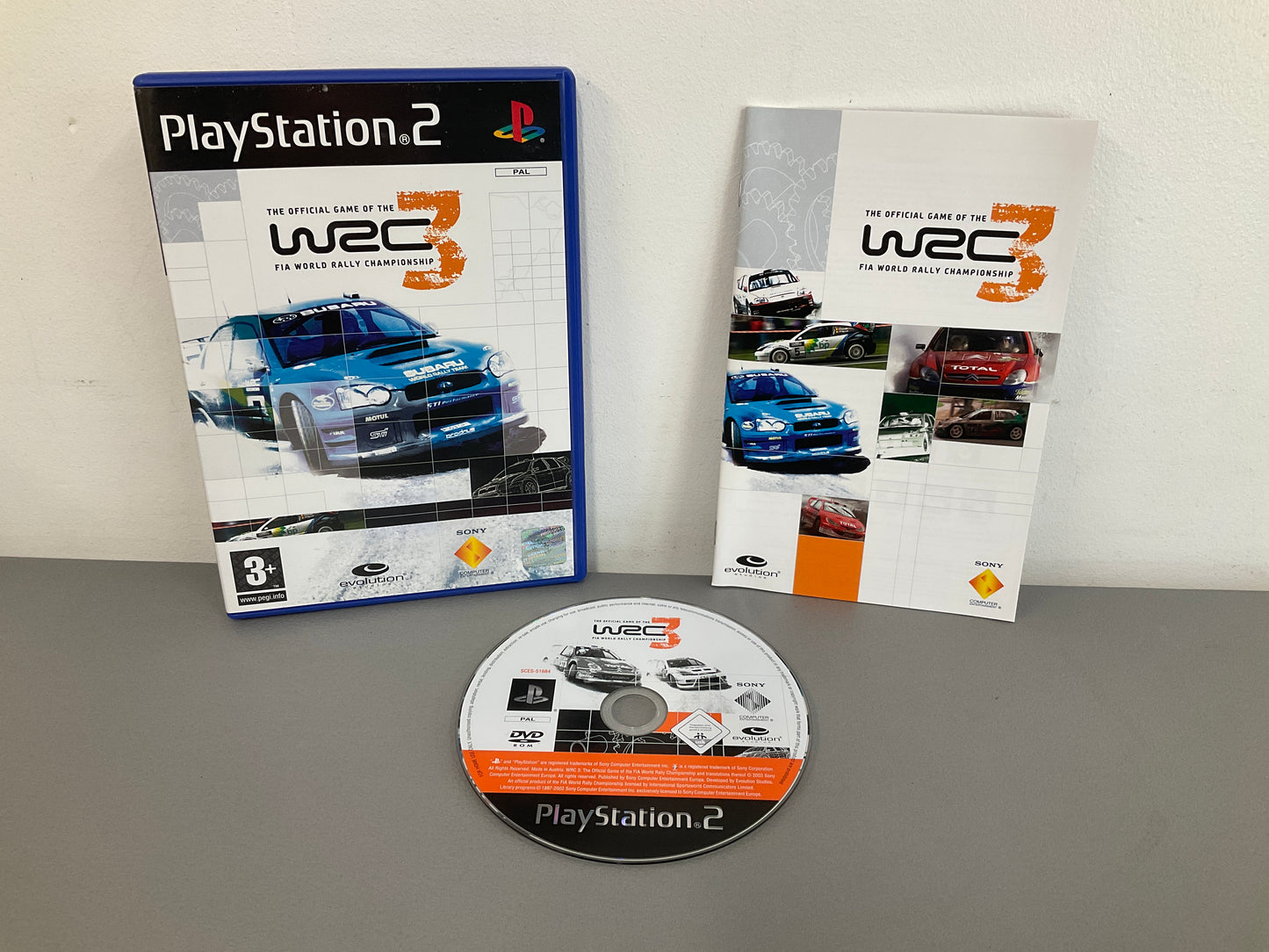 WRC 3 World Rally Playstation 2