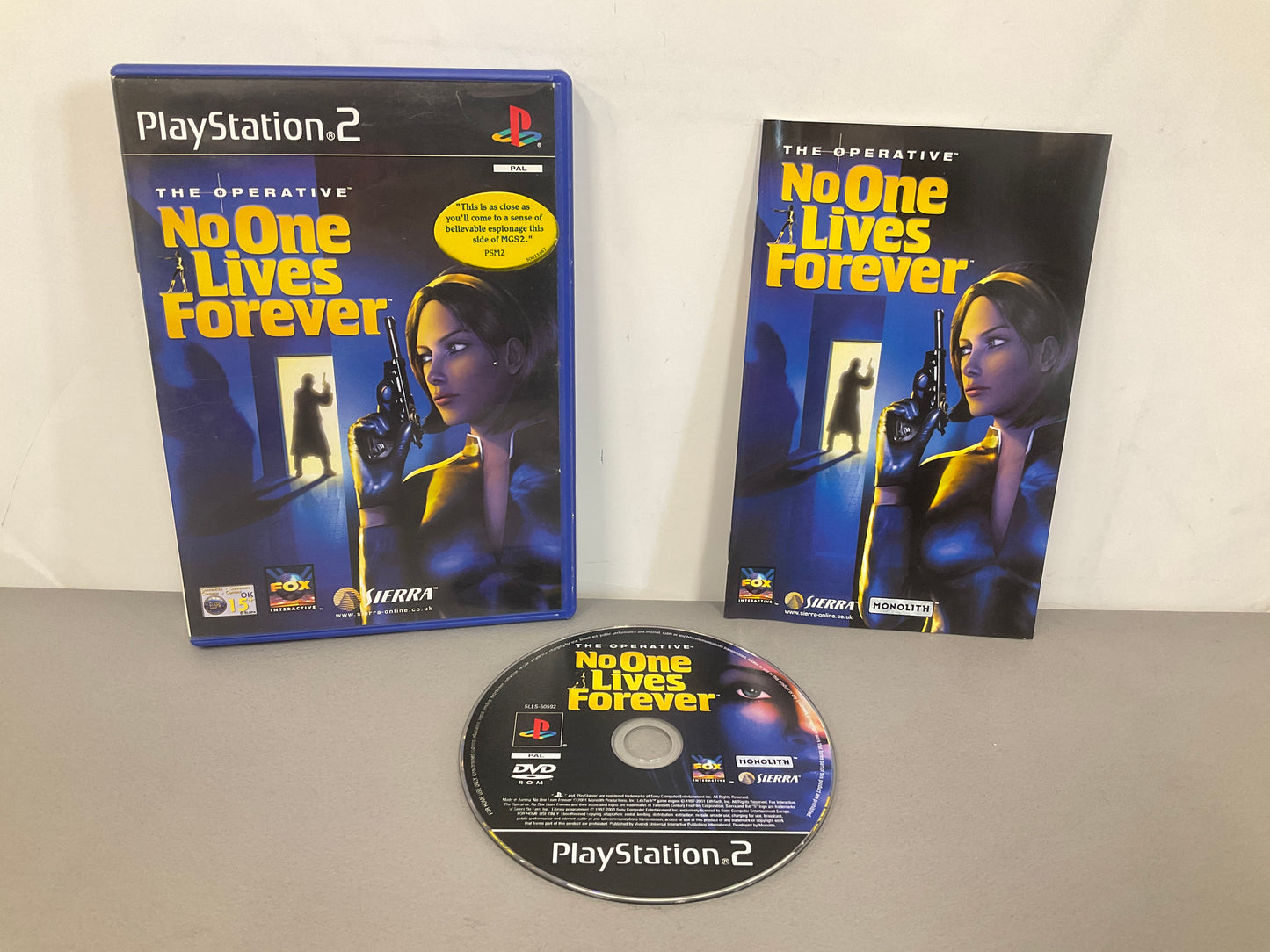 The Operative No One Lives Forever Playstation 2
