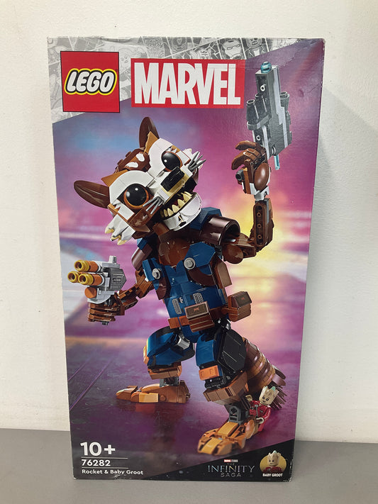 Lego Marvel Rocket And Baby Groot 76282