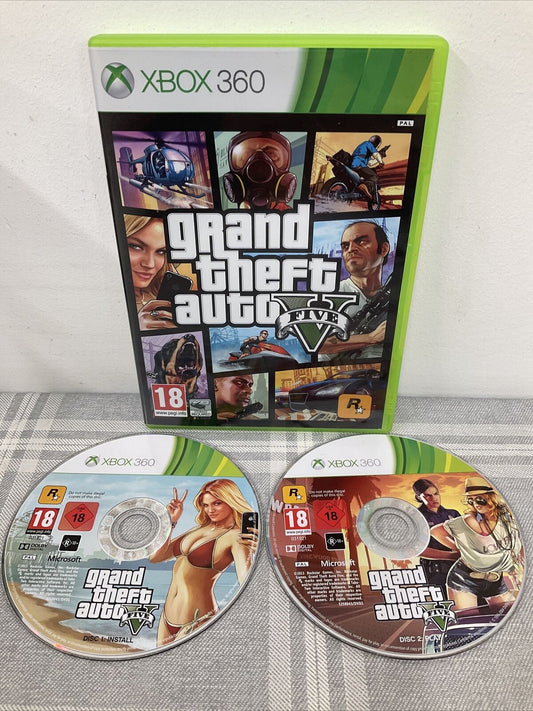 Xbox 360 Grand Theft Auto V Five GTA 5